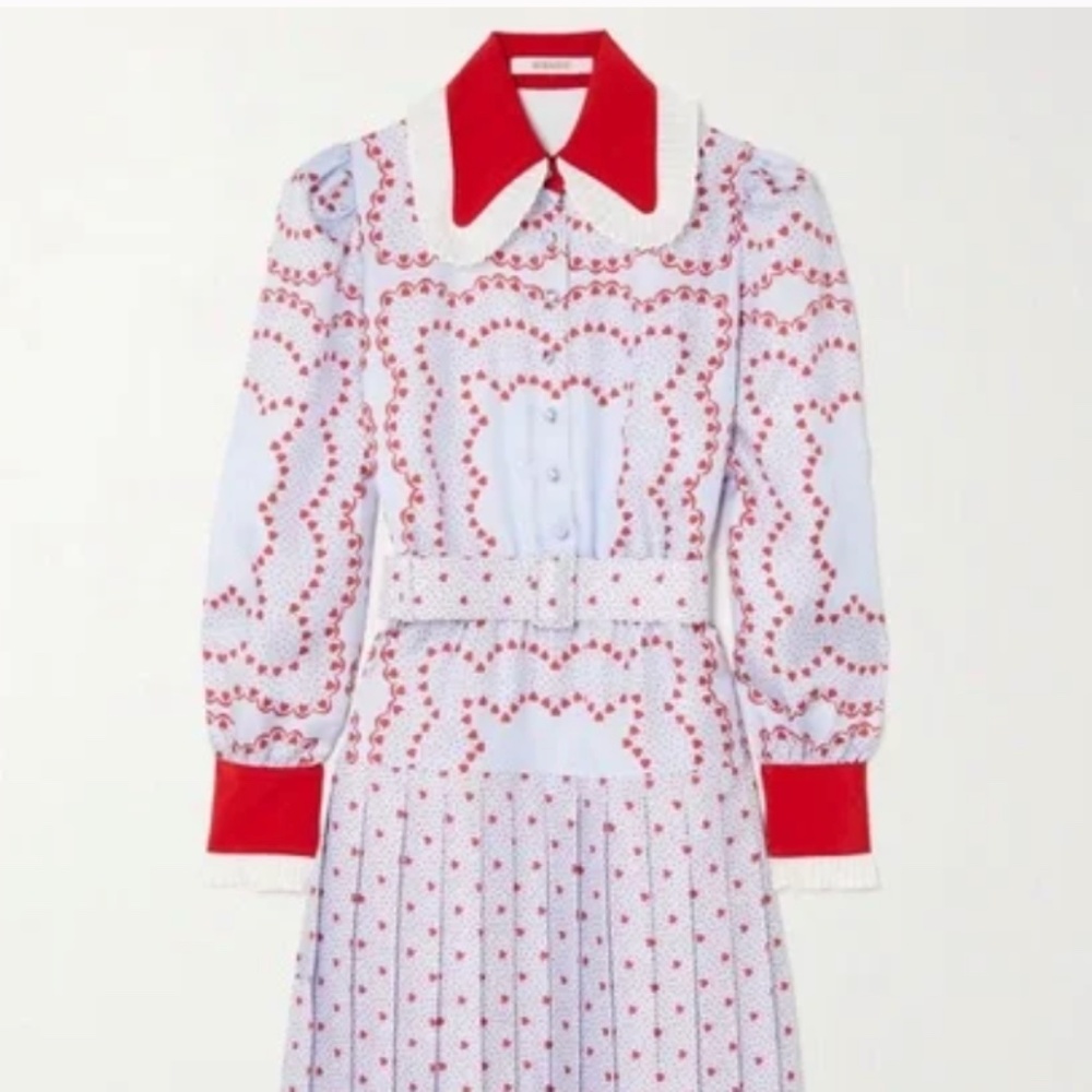 Rodarte heart dress 100 % silk
